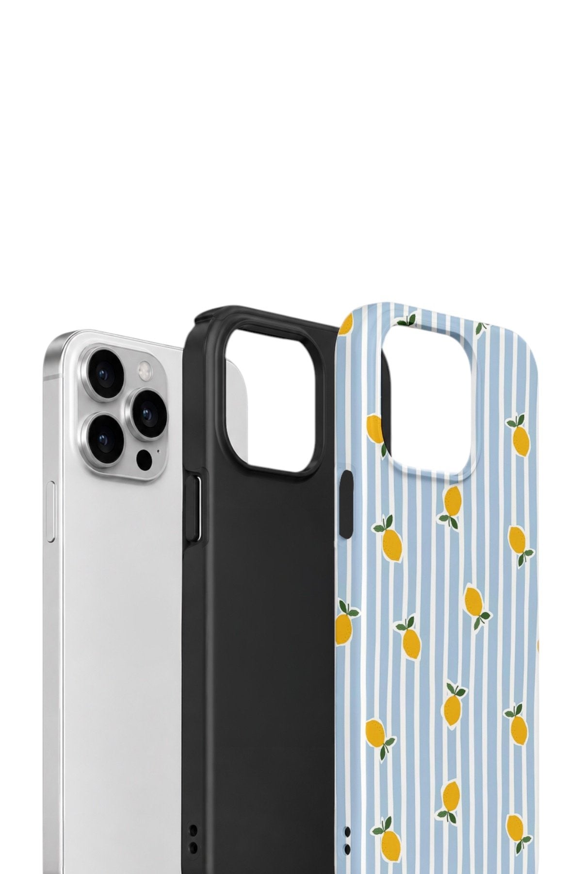 iPhone 14 Pro Vorian Çift Katmanlı Kılıf Tiny Lemon Rain