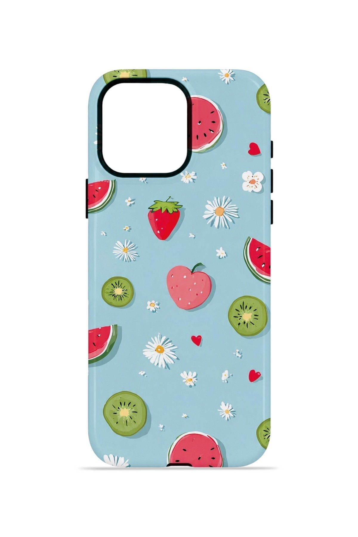 iPhone 15 Pro Max Vorian Çift Katmanlı Kılıf Fruit Confetti Sky