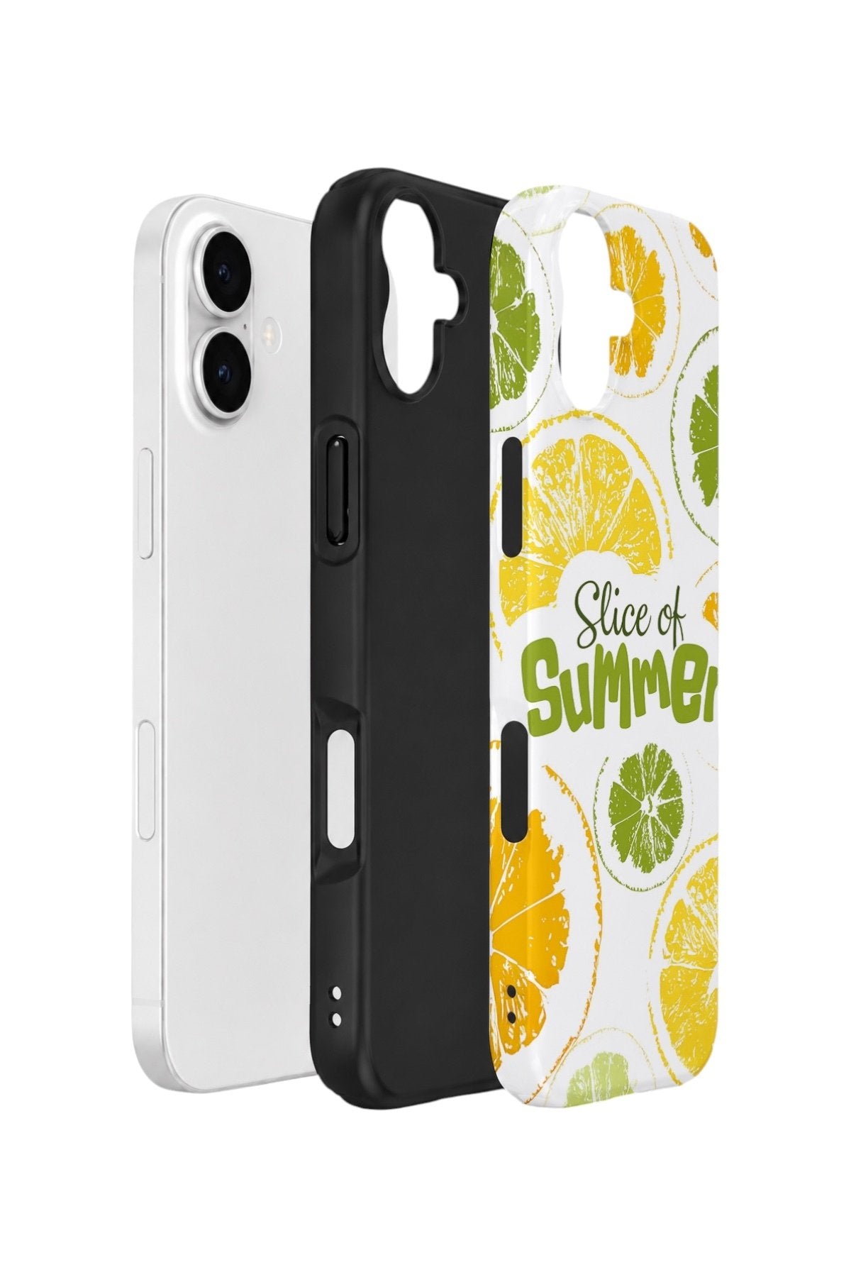 iPhone 16 Vorian Çift Katmanlı Kılıf Slice Of Summer