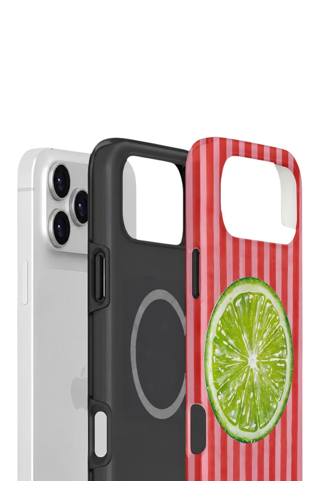 iPhone 17 Pro Vorian Çift Katmanlı MagSafe Kılıf Lime Slice Pop