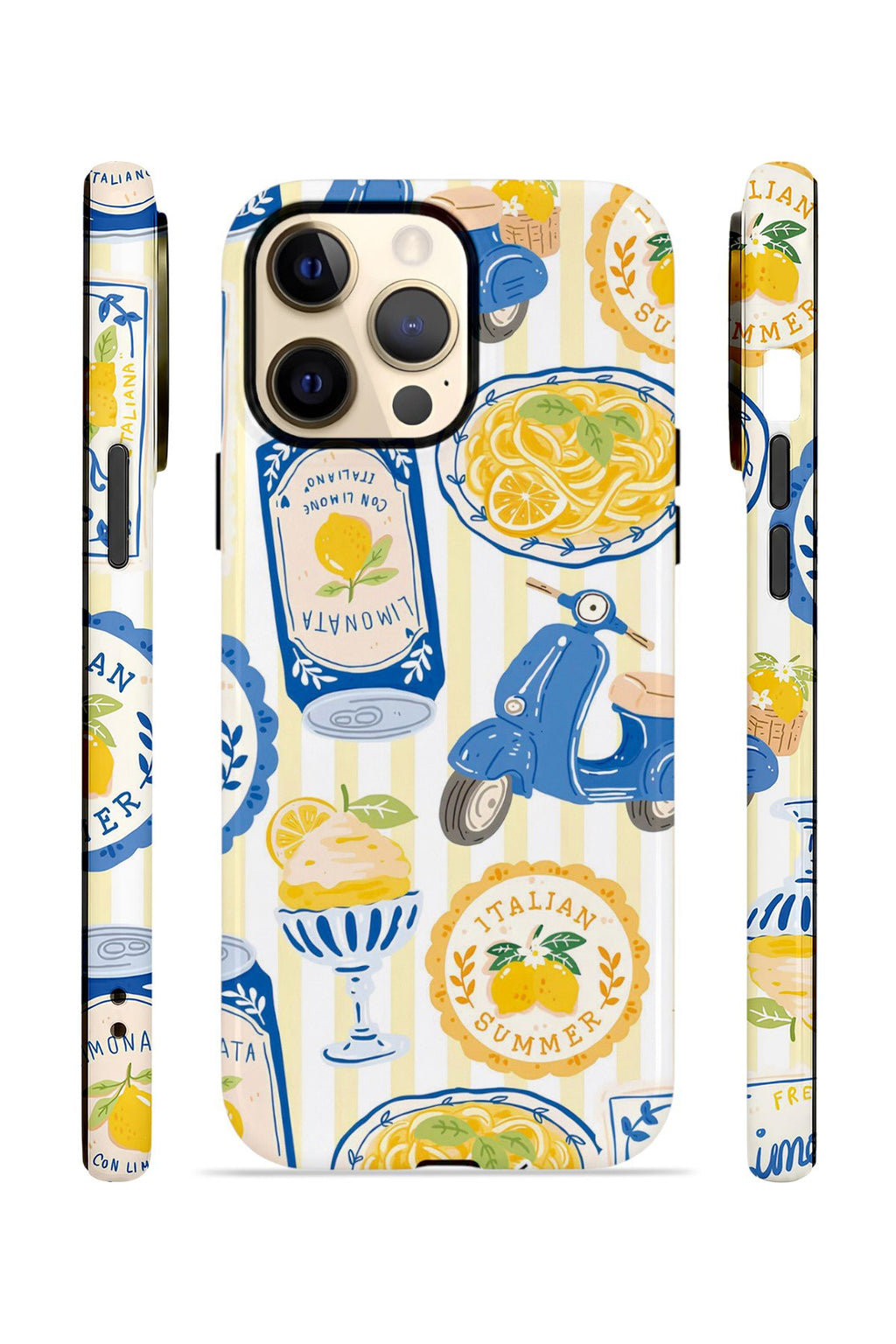 iPhone 13 Pro Vorian Çift Katmanlı Kılıf Italian Tableware