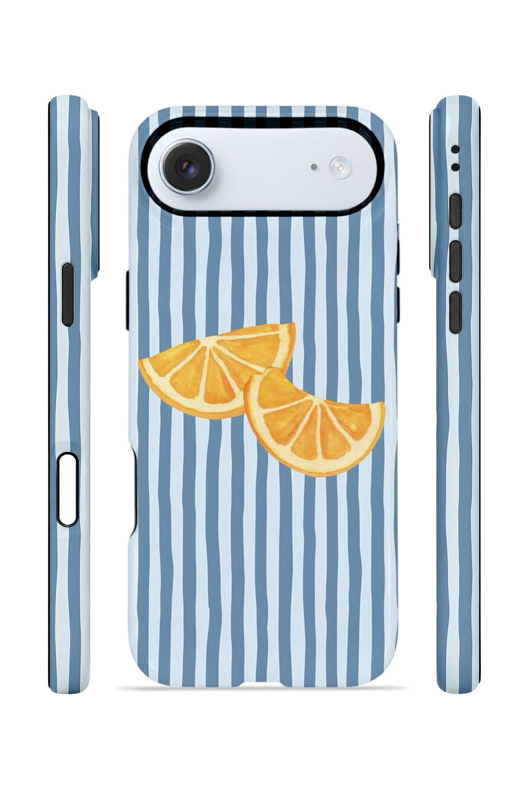 iPhone 17 Air Vorian Çift Katmanlı Kılıf Blue Orange Slices