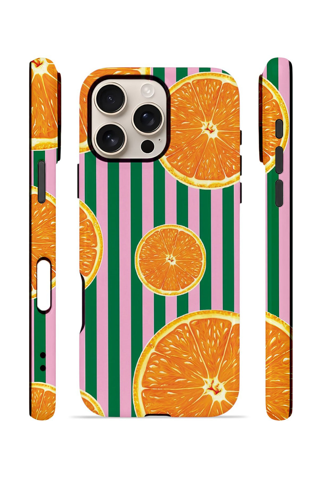 iPhone 16 Pro Vorian Çift Katmanlı MagSafe Kılıf Orange Grove Cabana