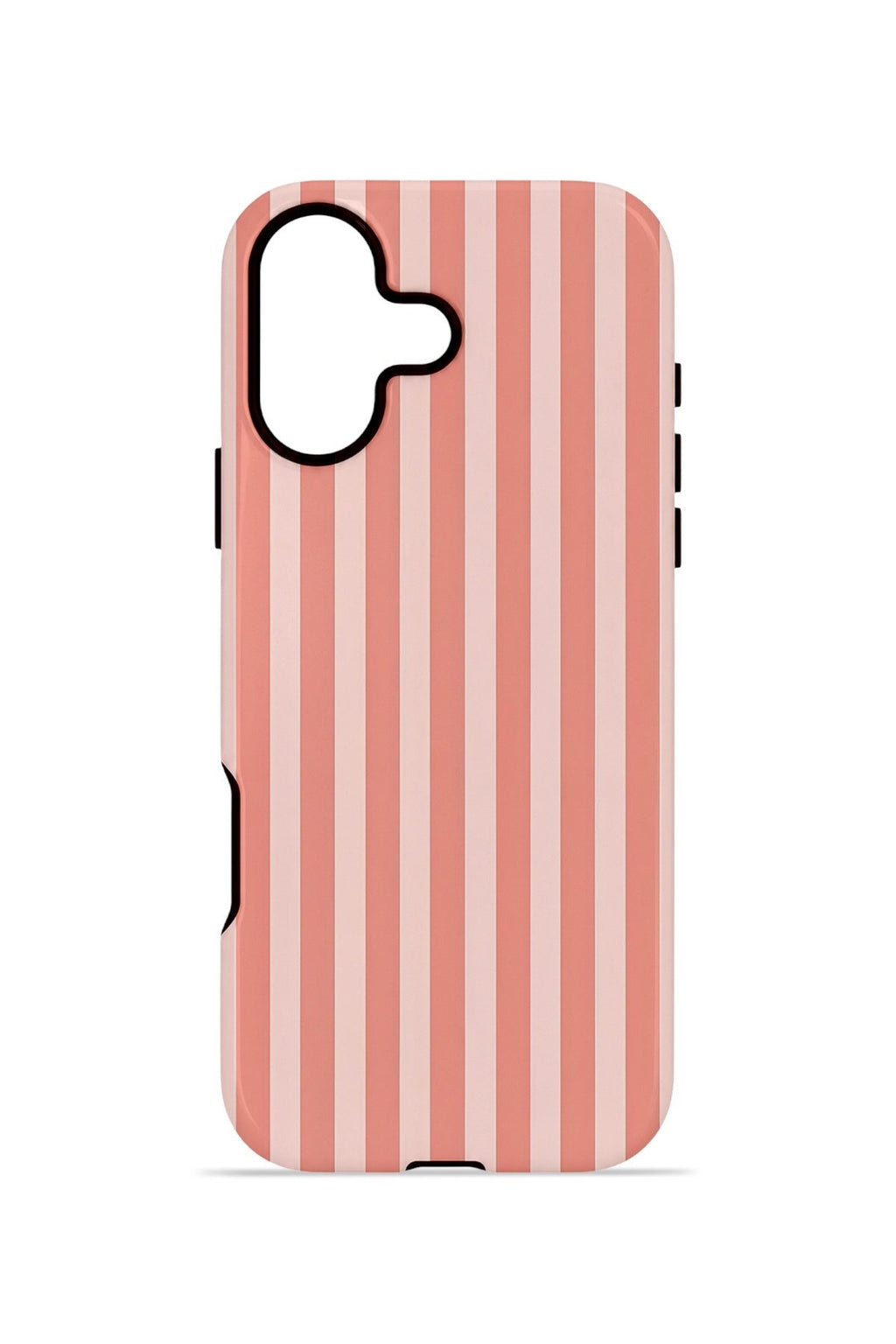 iPhone 16 Plus Vorian Çift Katmanlı Kılıf Coral Riviera Stripe