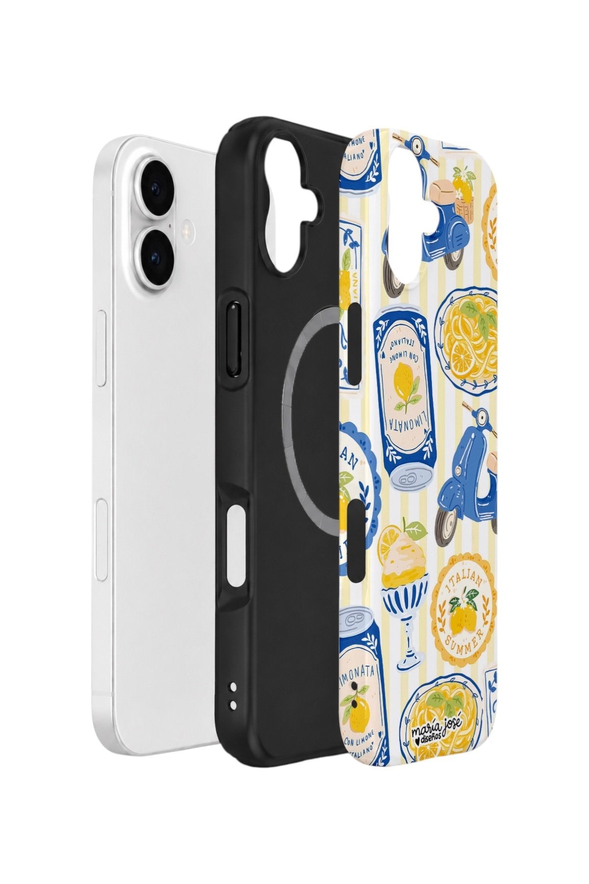 iPhone 17 Vorian Çift Katmanlı MagSafe Kılıf Italian Tableware
