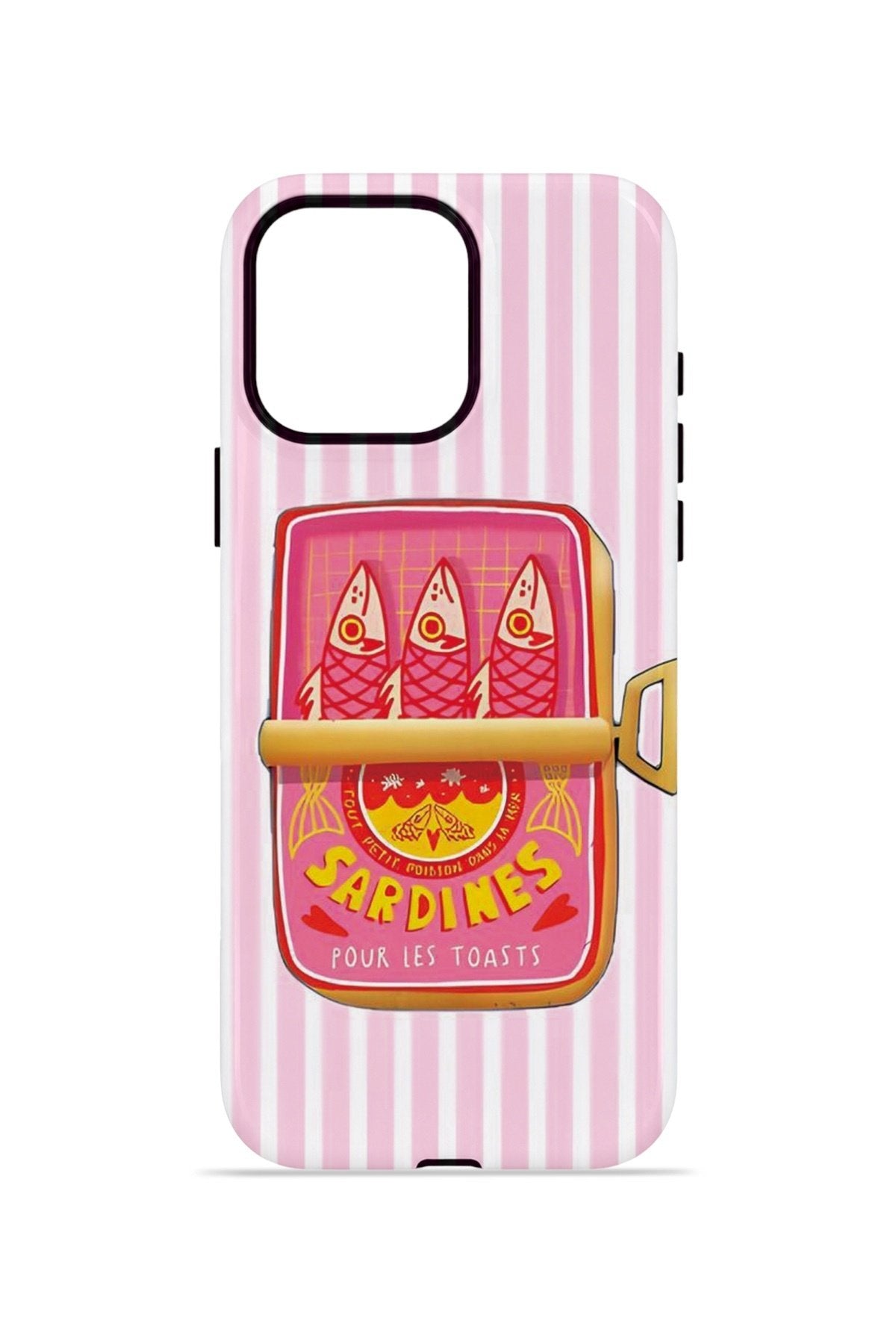 iPhone 15 Pro Vorian Çift Katmanlı MagSafe Kılıf Sardine Club Pink