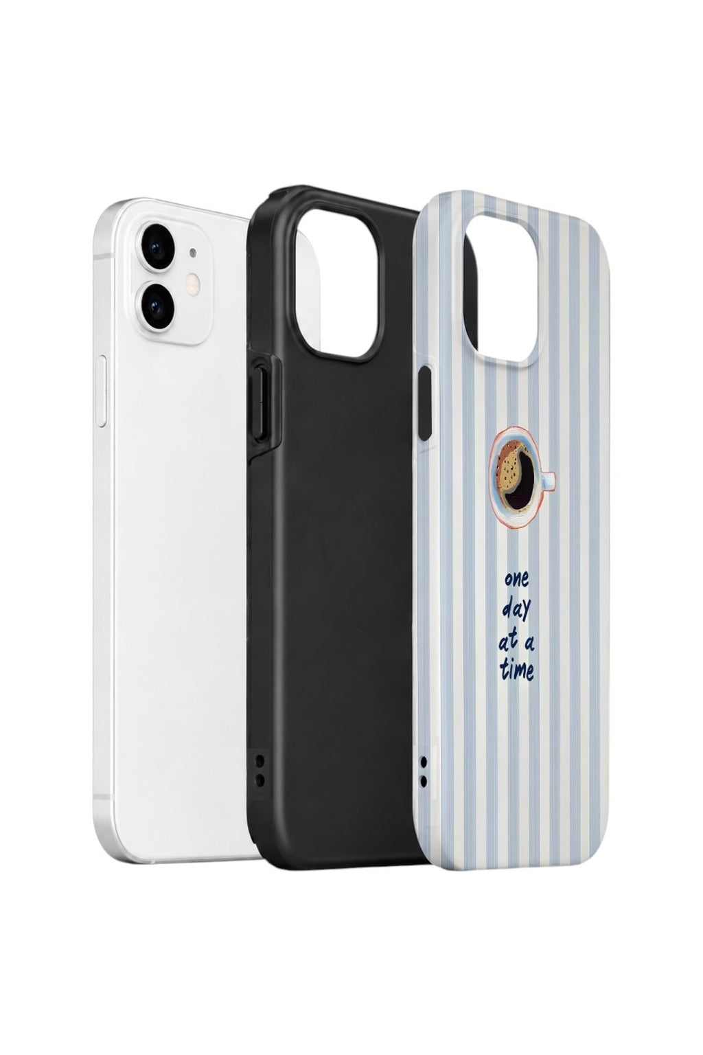 iPhone 12 Vorian Çift Katmanlı Kılıf One Day Coffee