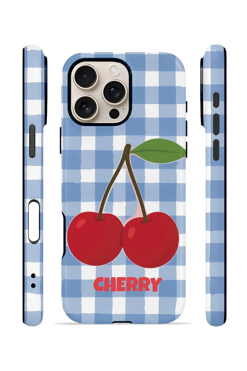 iPhone 16 Pro Max Vorian Çift Katmanlı Kılıf Cherry Picnic