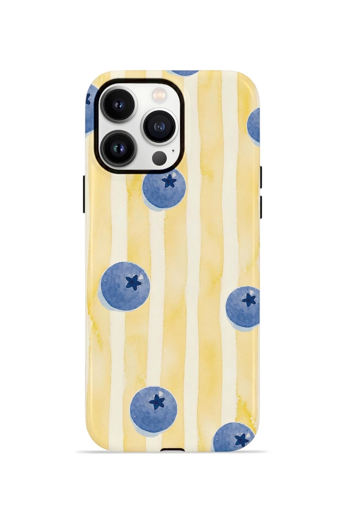 iPhone 13 Pro Max Vorian Çift Katmanlı MagSafe Kılıf Blueberry Sun Stripe
