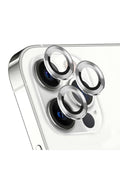 iPhone 15 Pro Max 6.7'' Metal Kamera Koruyucu Lens Gümüş