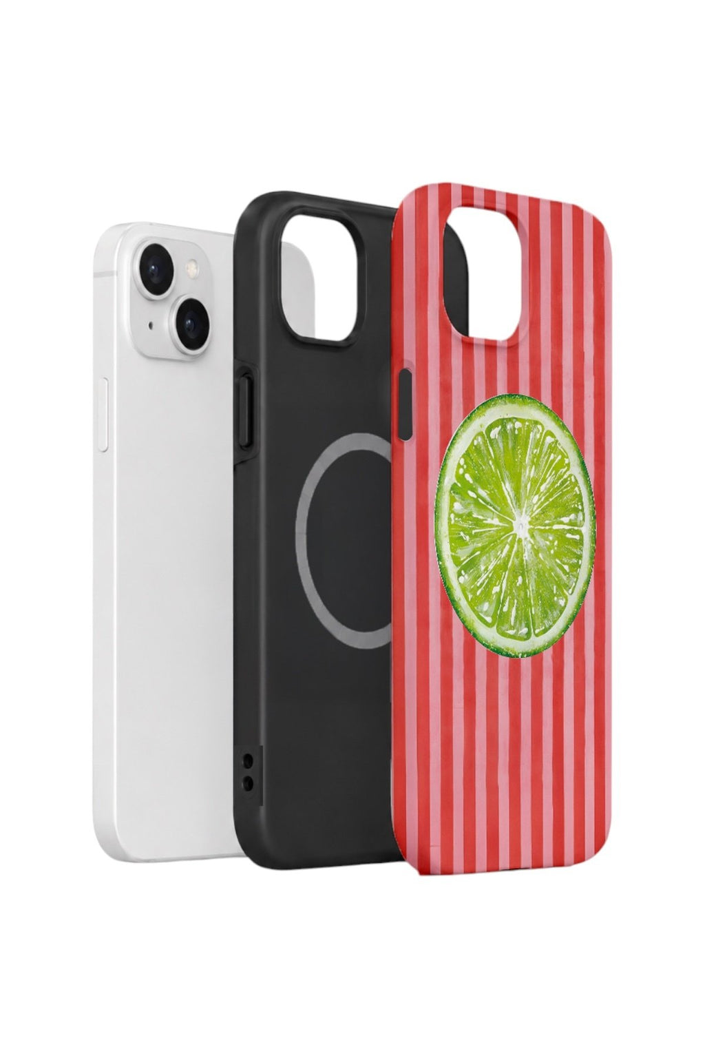 iPhone 15 Plus Vorian Çift Katmanlı MagSafe Kılıf Lime Slice Pop