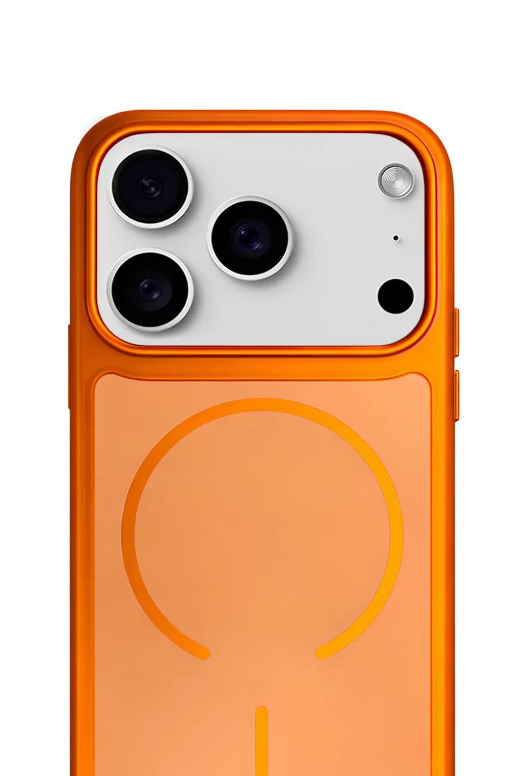 iPhone 17 Pro Max Aurion SoftTouch Metalik MagSafe Kılıf Solar Amber