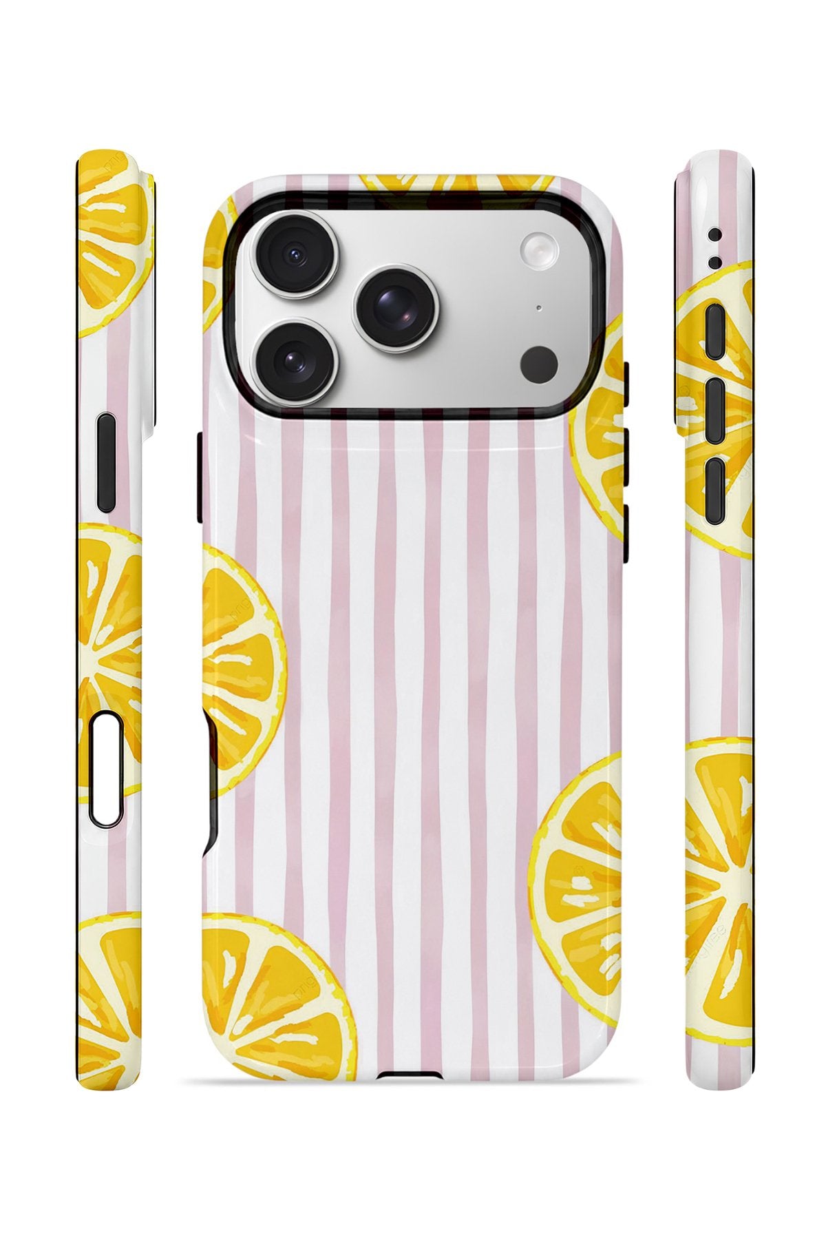 iPhone 17 Pro Vorian Çift Katmanlı Kılıf Pink Lemon Window
