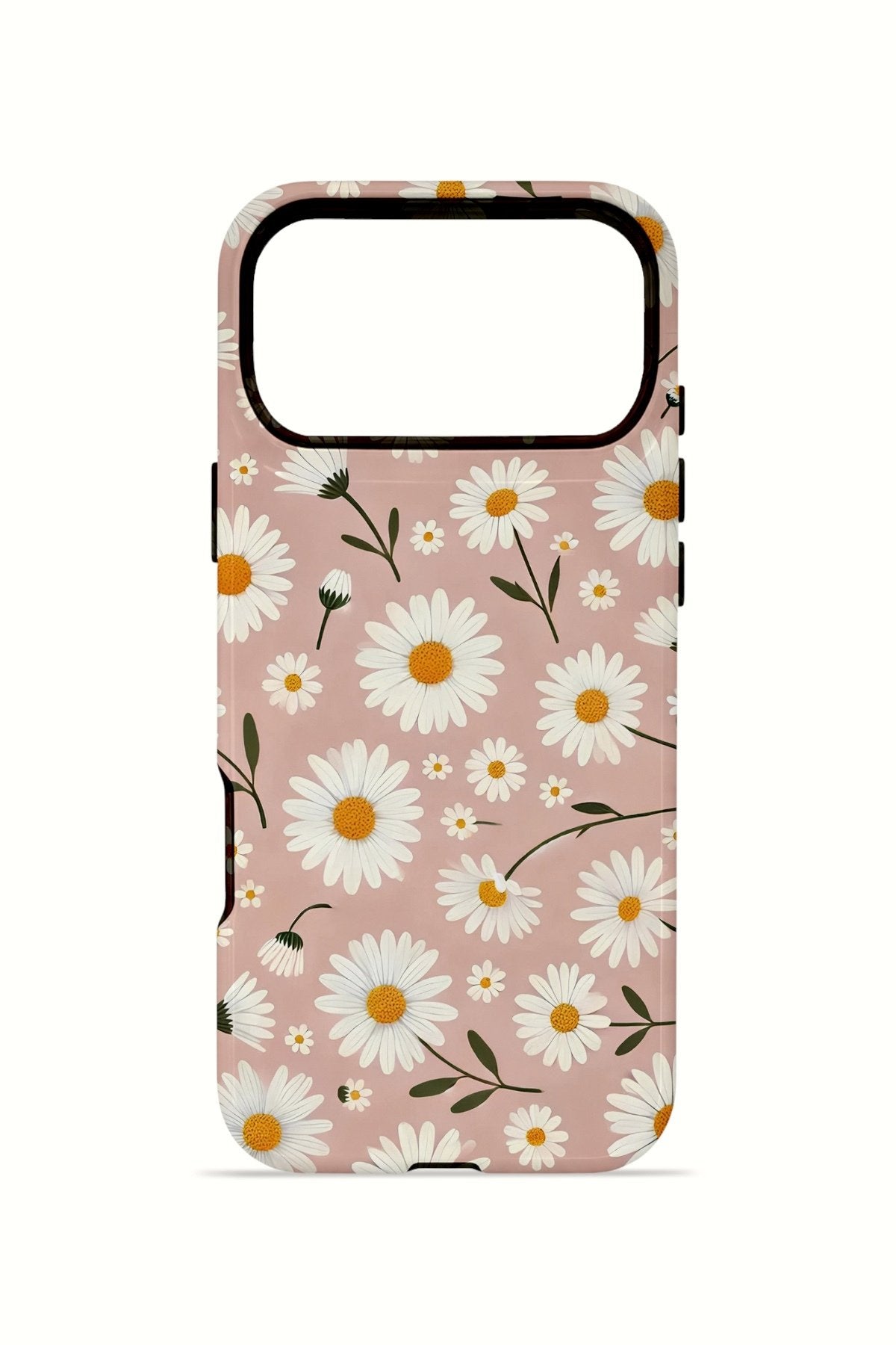 iPhone 17 Pro Max Vorian Çift Katmanlı Kılıf Daisy Mocha Garden
