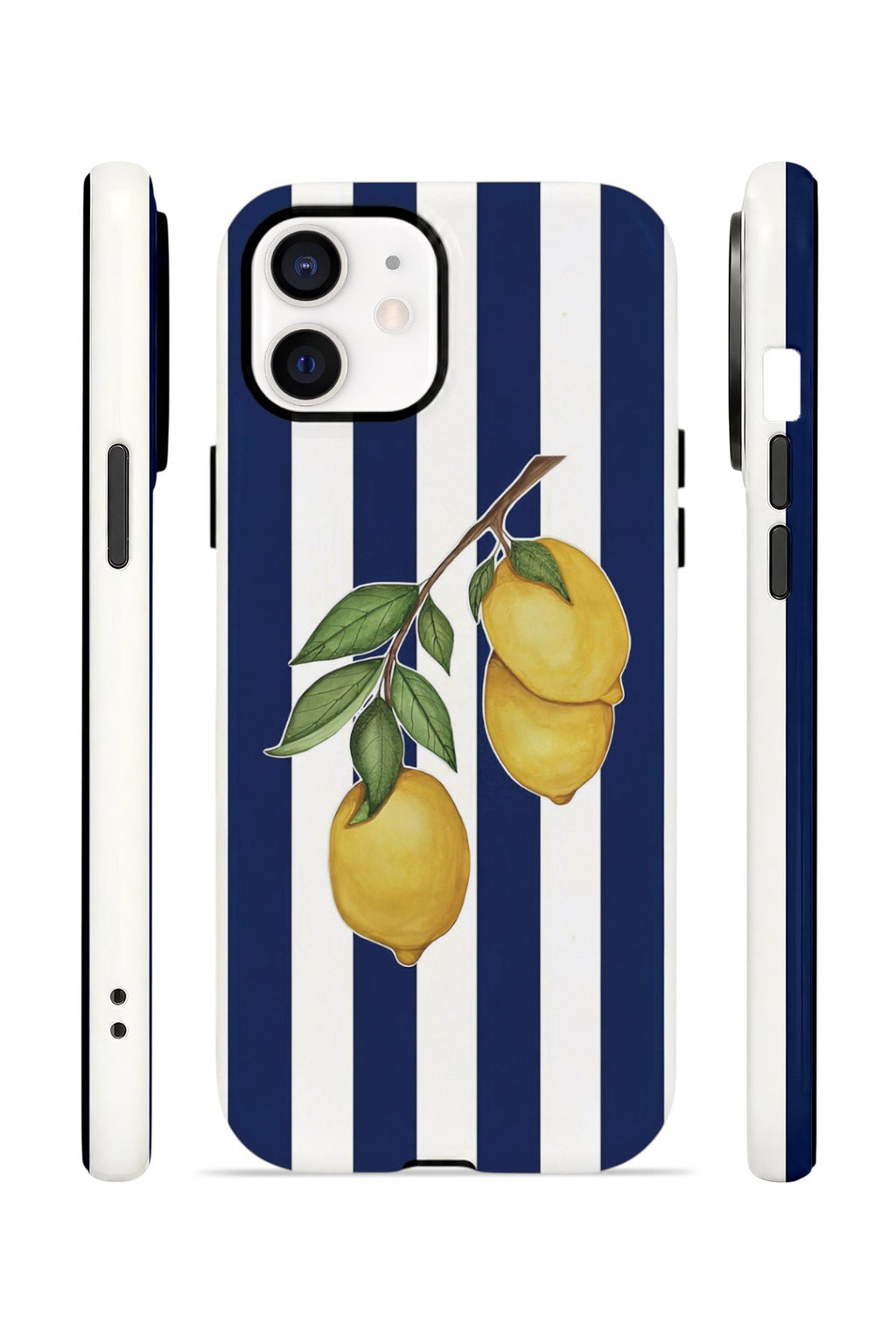 iPhone 12 Vorian Çift Katmanlı MagSafe Kılıf Amalfi Lemon Branch