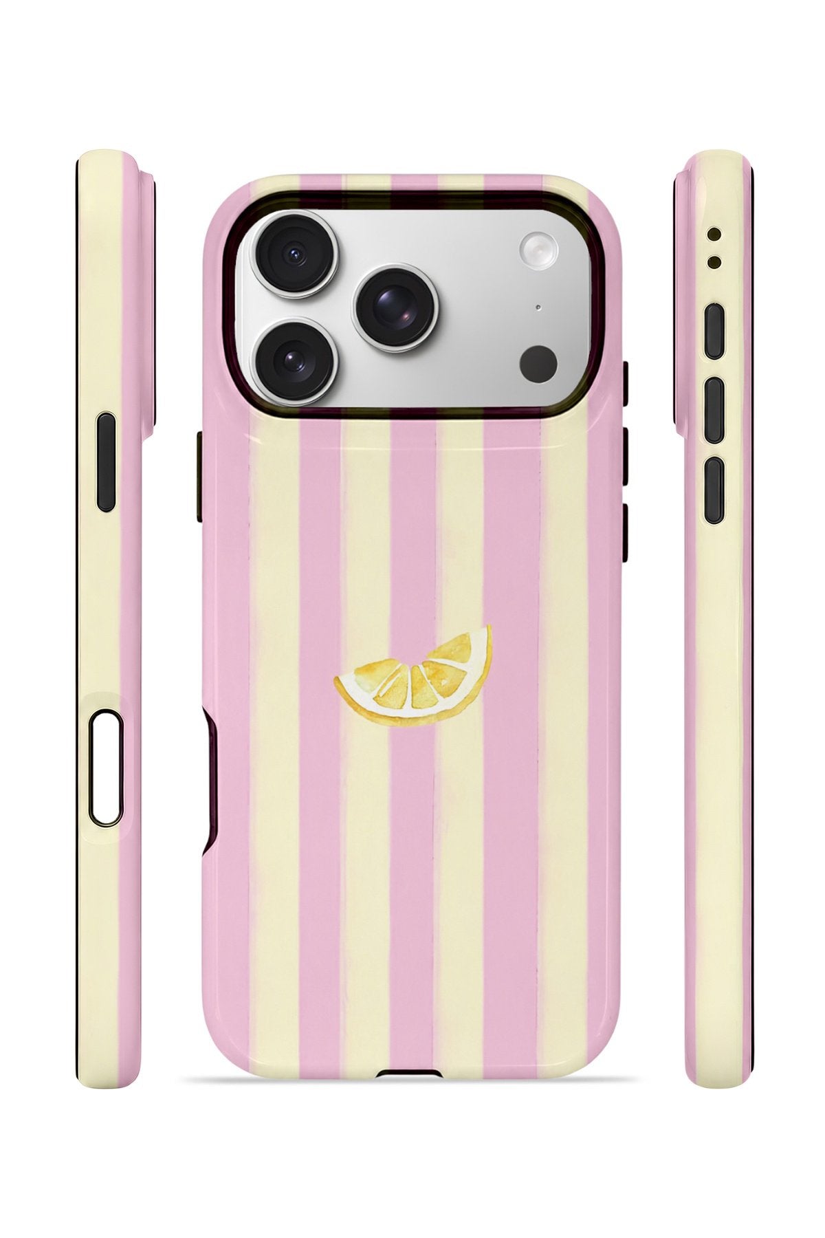 iPhone 17 Pro Vorian Çift Katmanlı MagSafe Kılıf Lemon Charm Pink