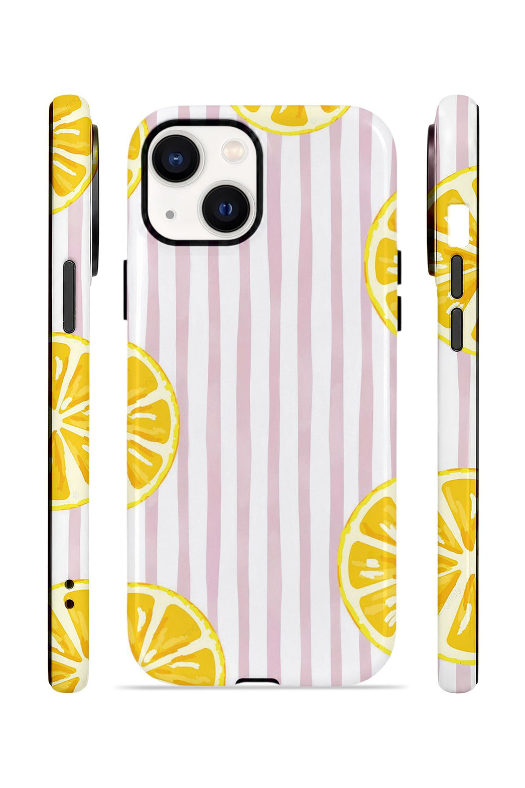 iPhone 14 Plus Vorian Çift Katmanlı Kılıf Pink Lemon Window