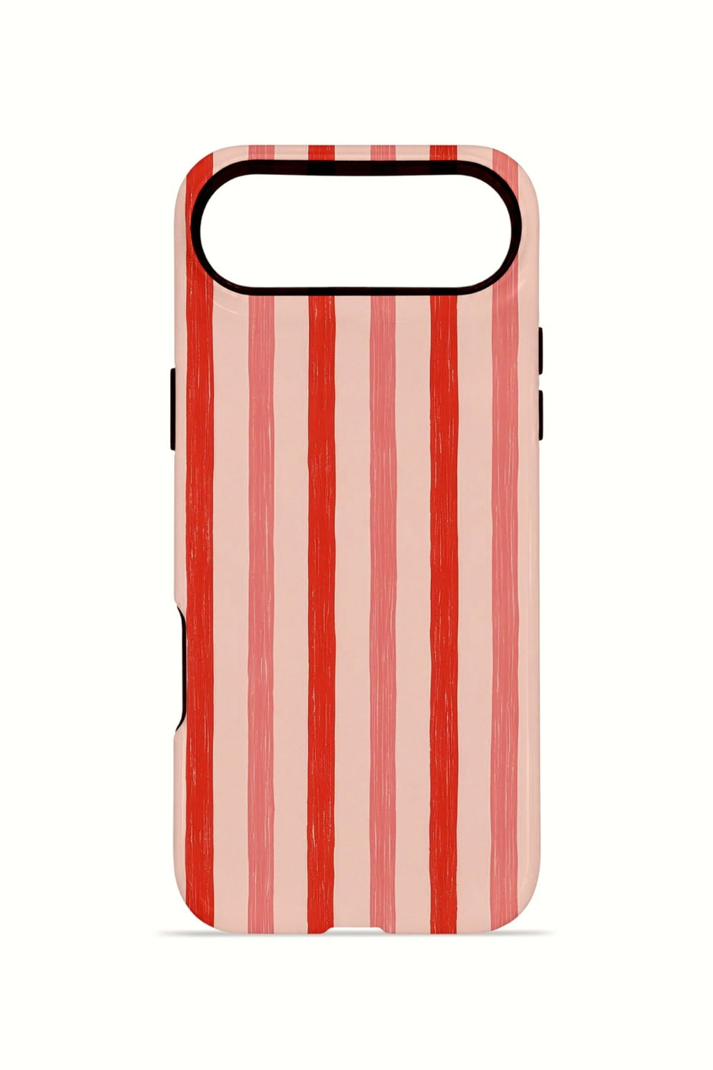 iPhone 17 Air Vorian Çift Katmanlı MagSafe Kılıf Coral Cream Stripe