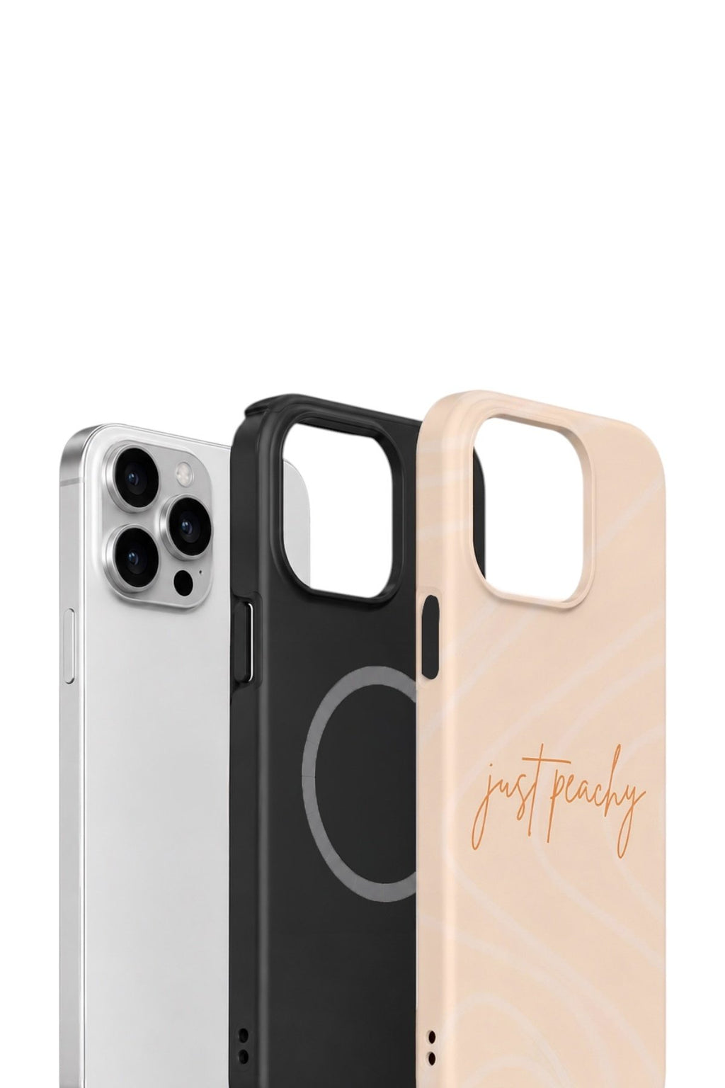 iPhone 13 Pro Max Vorian Çift Katmanlı MagSafe Kılıf Just Peachy