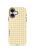 iPhone 16 Plus Vorian Çift Katmanlı Kılıf Butter Gingham