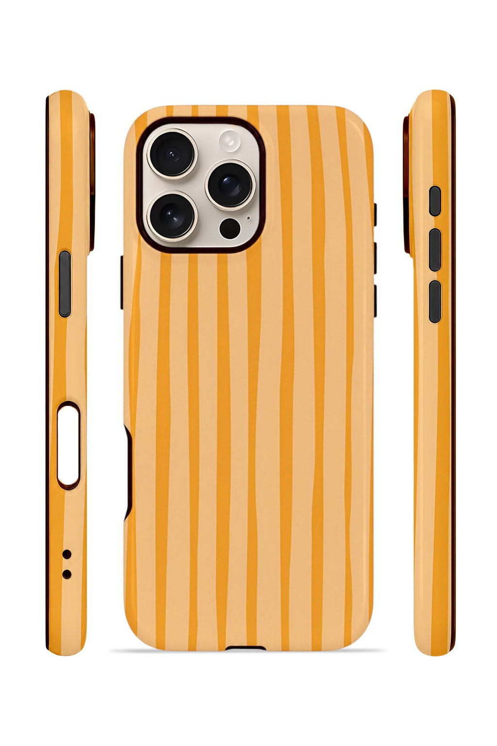 iPhone 16 Pro Vorian Çift Katmanlı Kılıf Golden Hour Stripe
