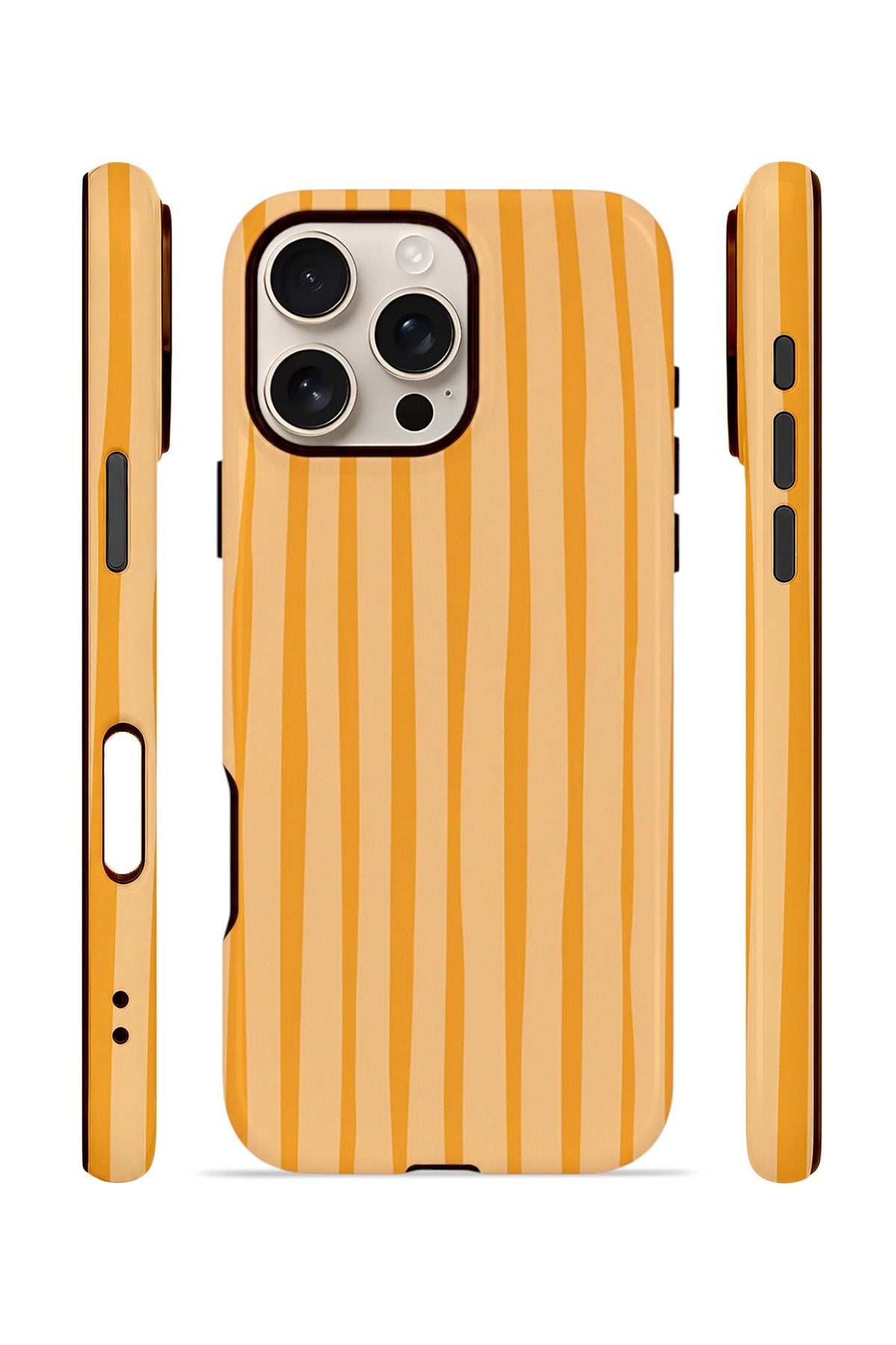 iPhone 16 Pro Vorian Çift Katmanlı Kılıf Golden Hour Stripe