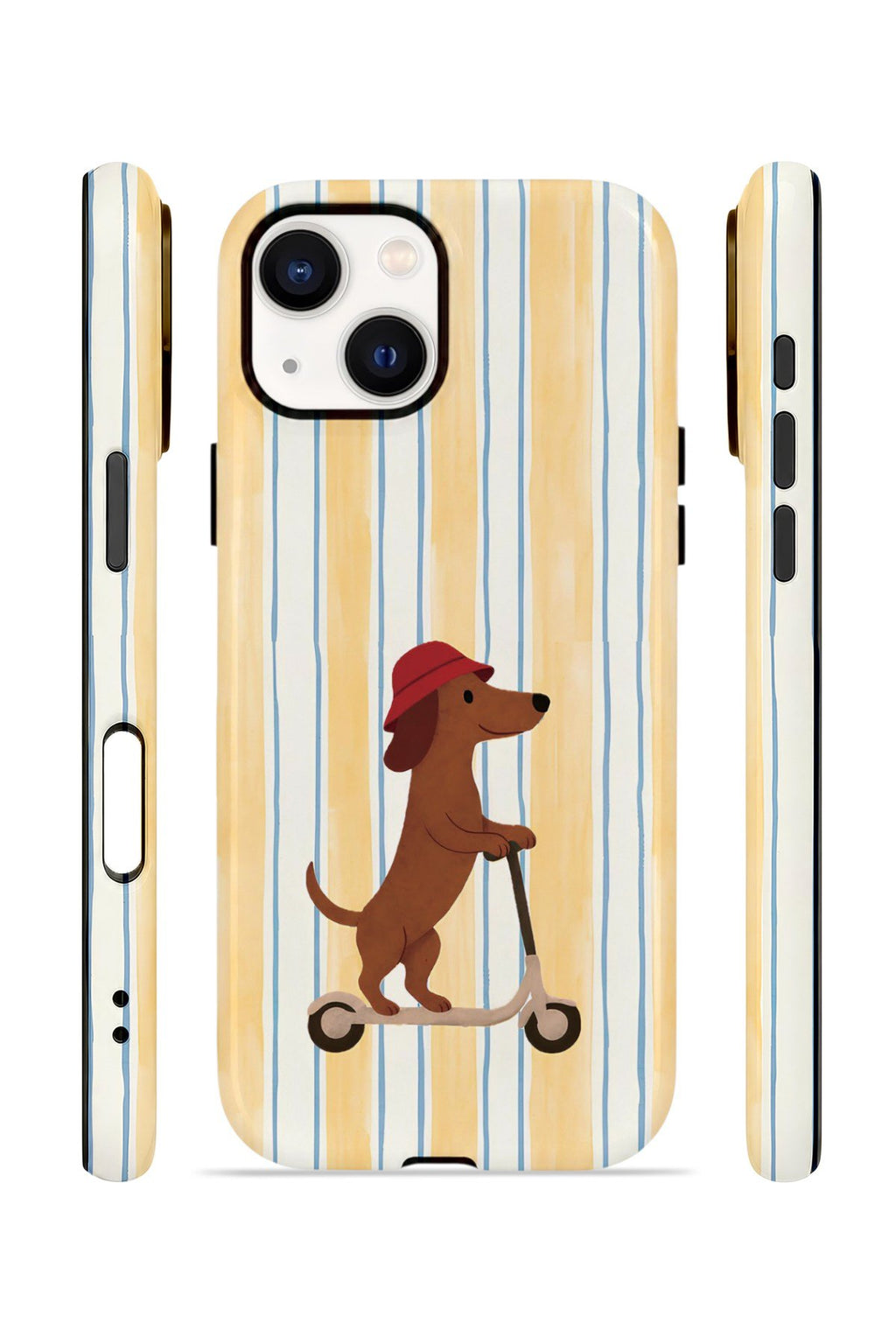 iPhone 13 Vorian Çift Katmanlı MagSafe Kılıf Dachshund Riviera