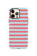 iPhone 12 Pro Max Vorian Çift Katmanlı Kılıf Candy Horizon Stripe