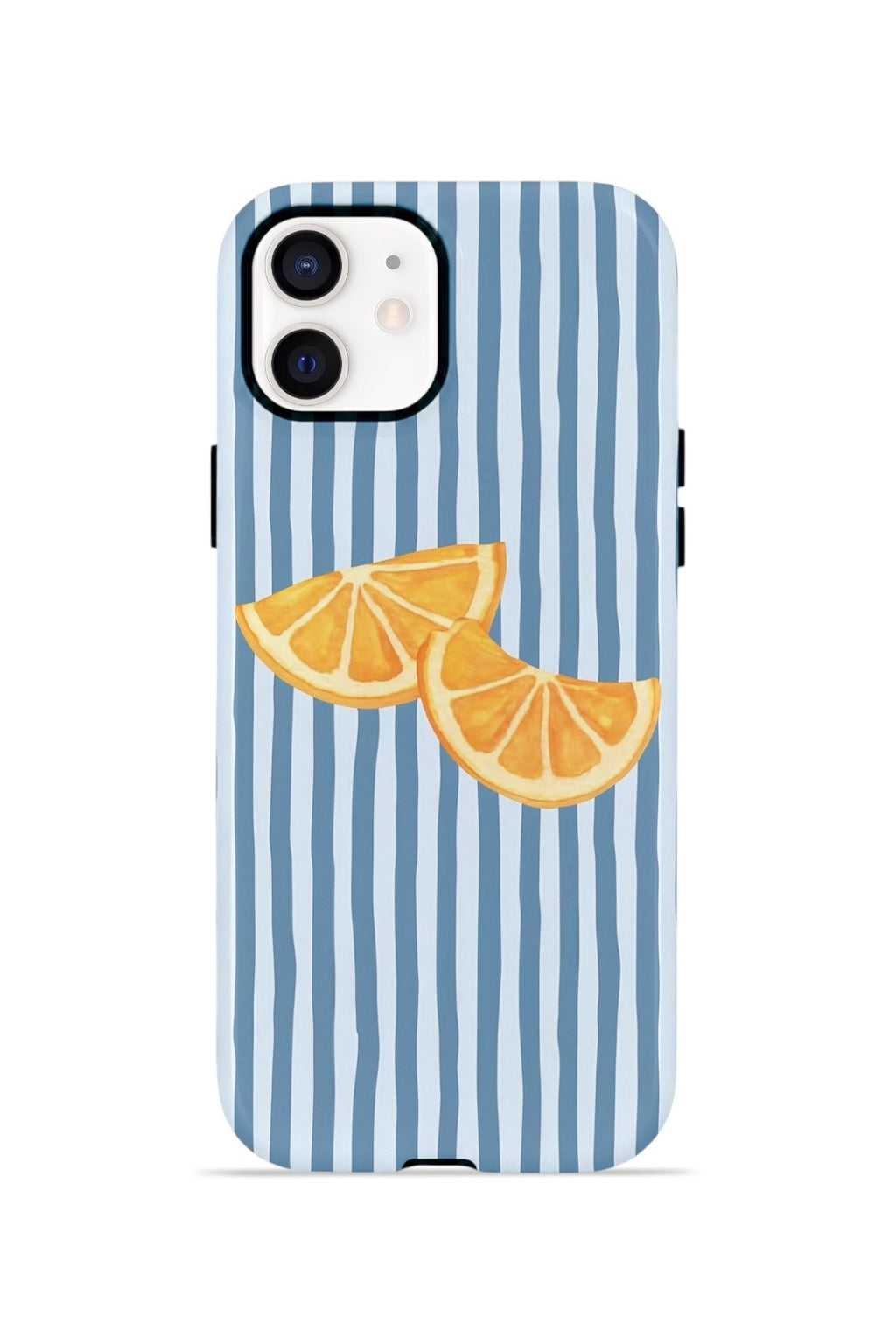 iPhone 12 Vorian Çift Katmanlı Kılıf Blue Orange Slices