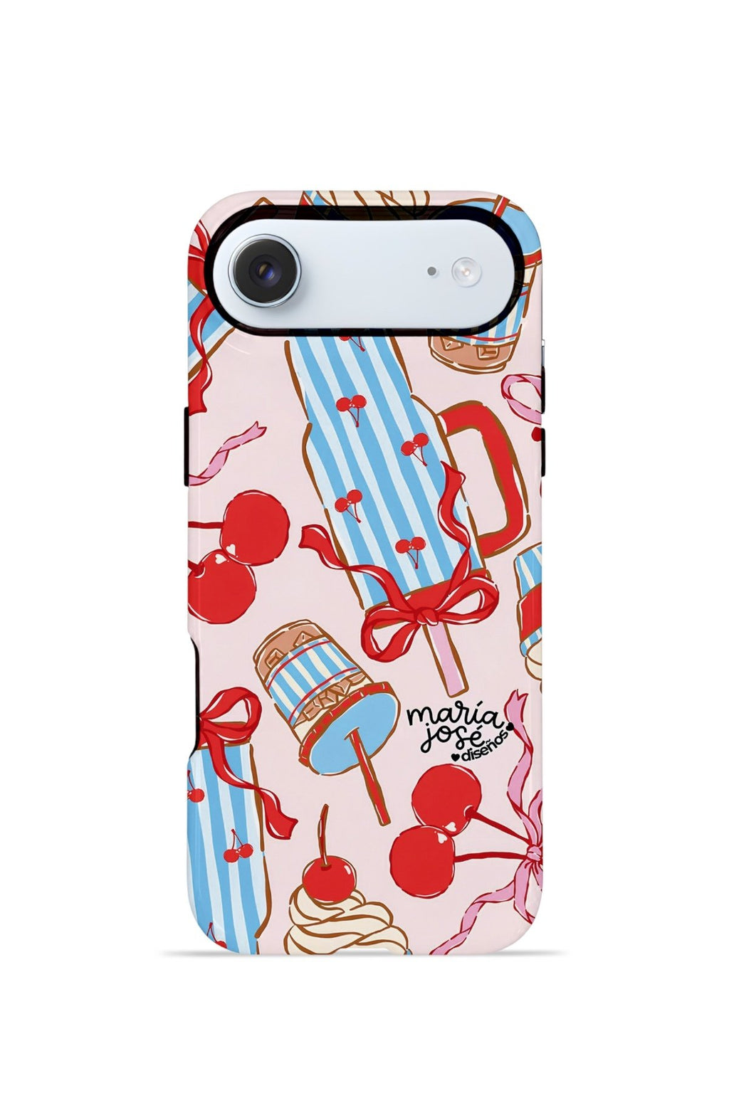 iPhone 17 Air Vorian Çift Katmanlı MagSafe Kılıf Dolce Cherry Picnic