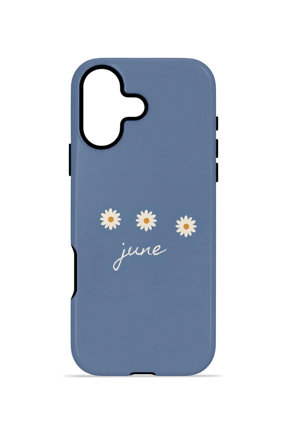 iPhone 16 Vorian Çift Katmanlı Kılıf June Daisy Blue