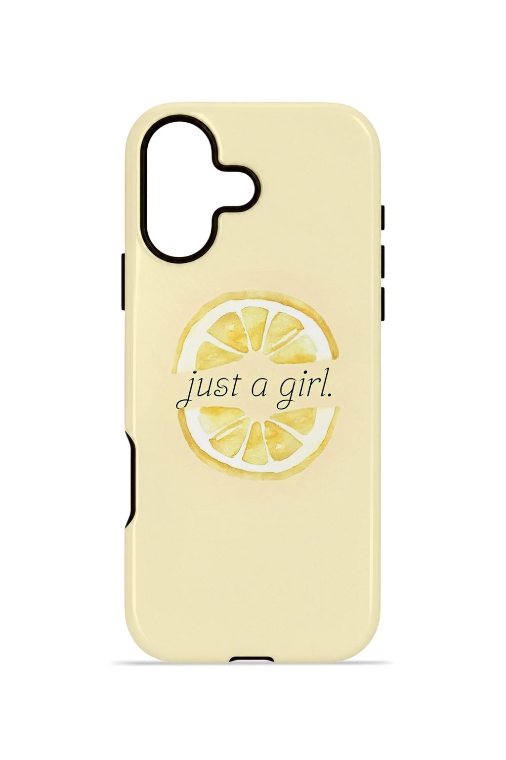 iPhone 16 Vorian Çift Katmanlı Kılıf Just A Girl Lemon