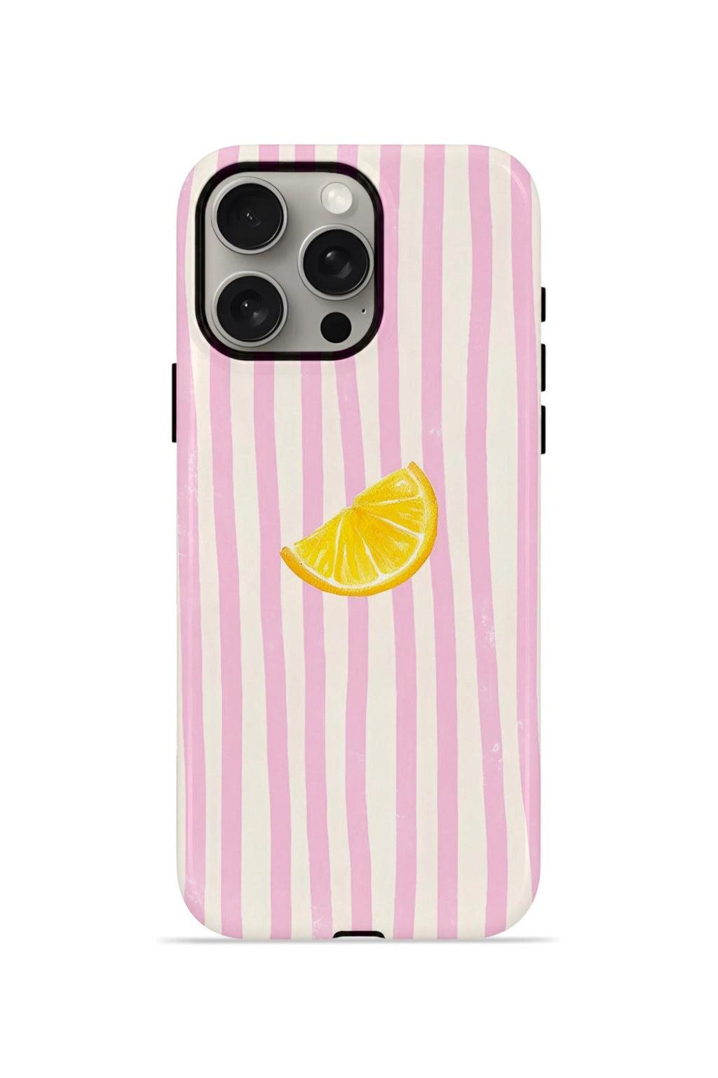 iPhone 15 Pro Max Vorian Çift Katmanlı Kılıf Pink Lemon Drop