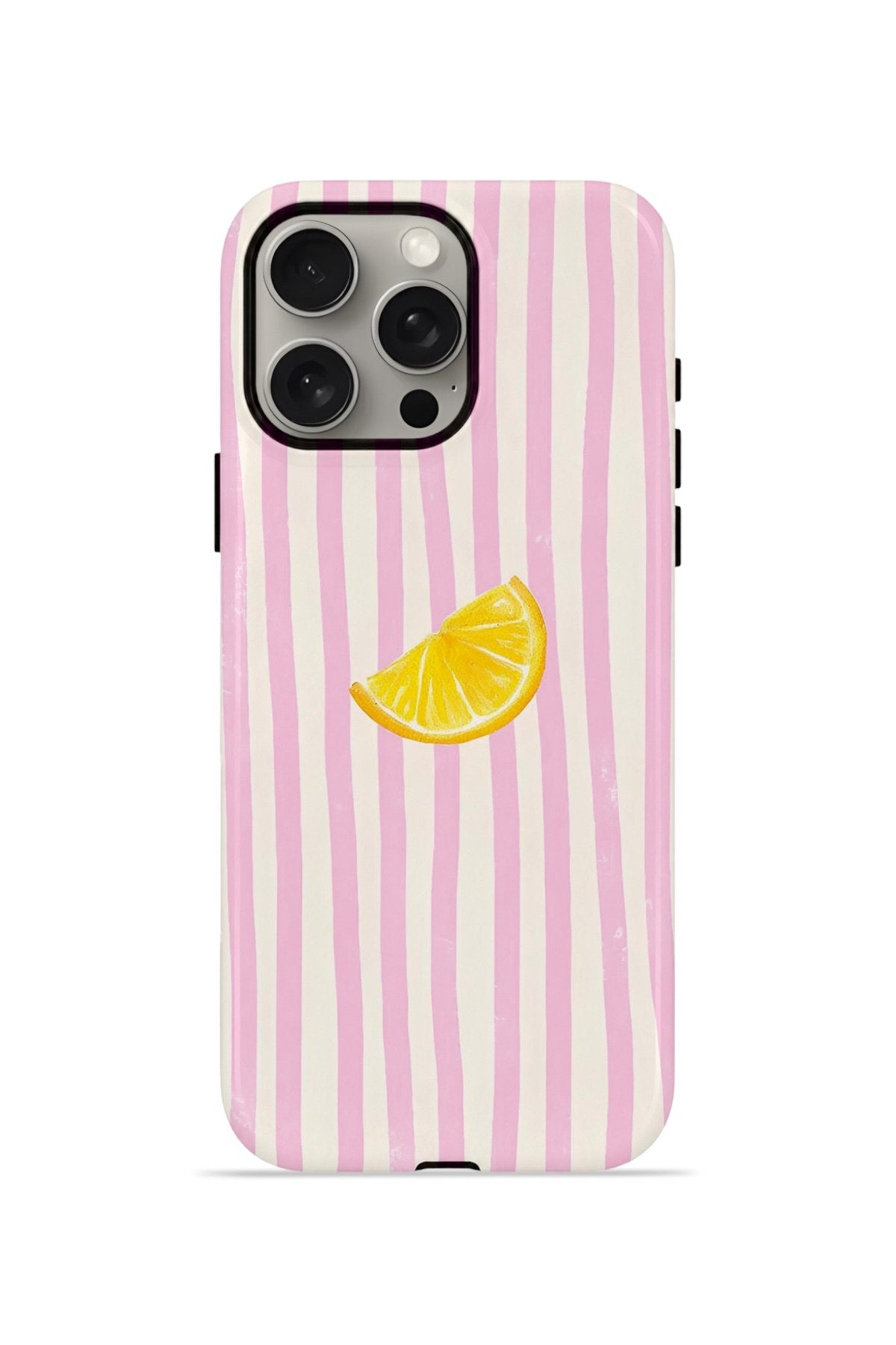 iPhone 15 Pro Max Vorian Çift Katmanlı Kılıf Pink Lemon Drop