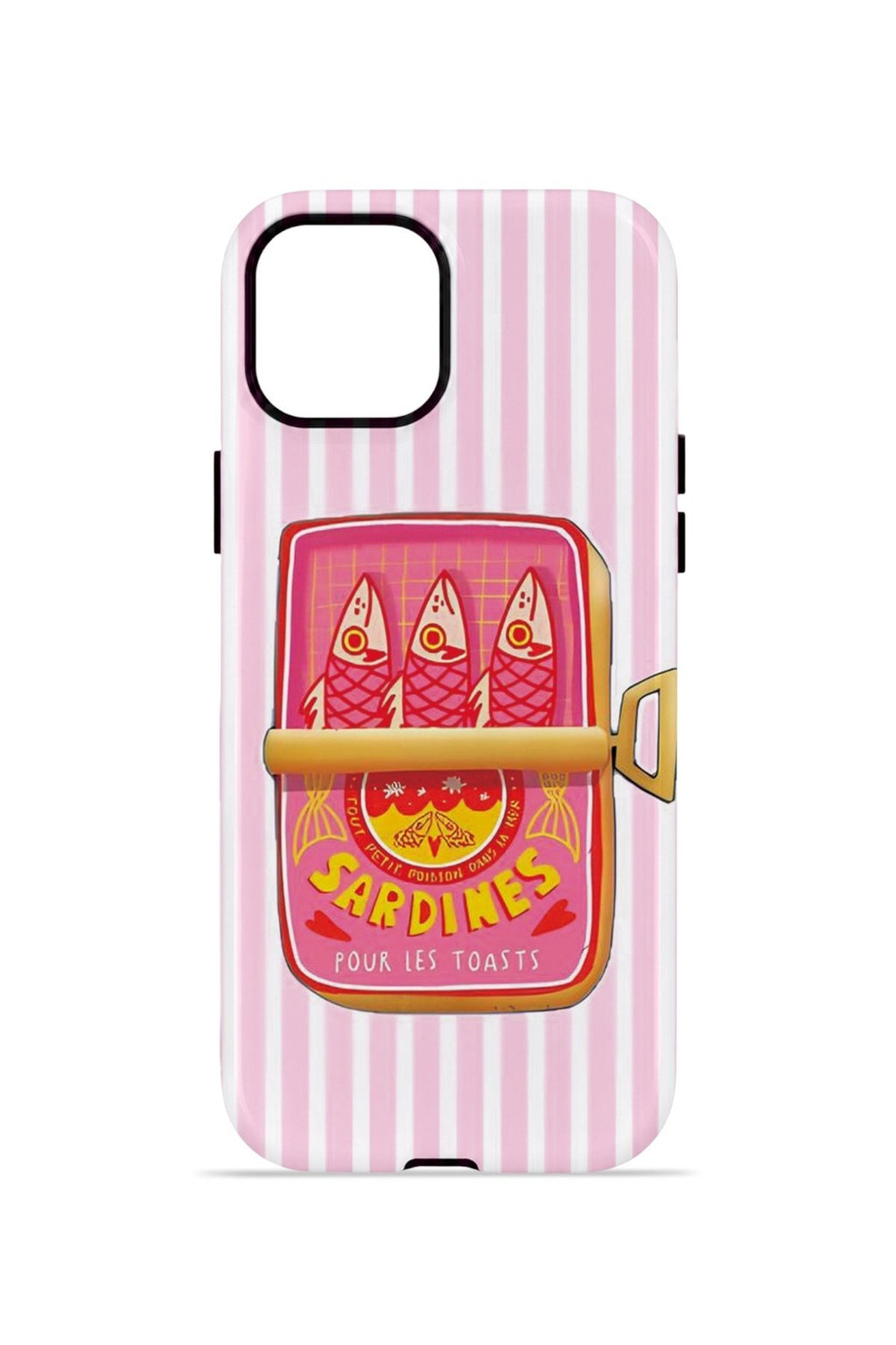 iPhone 14 Vorian Çift Katmanlı Kılıf Sardine Club Pink