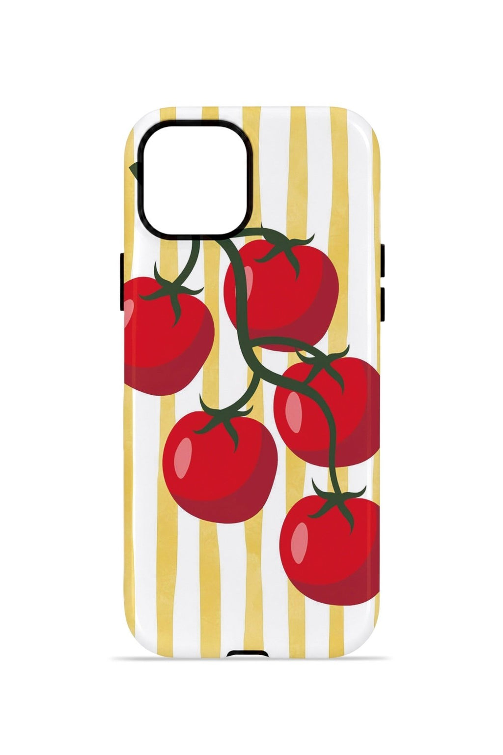 iPhone 14 Plus Vorian Çift Katmanlı Kılıf Tomato Market Stripe