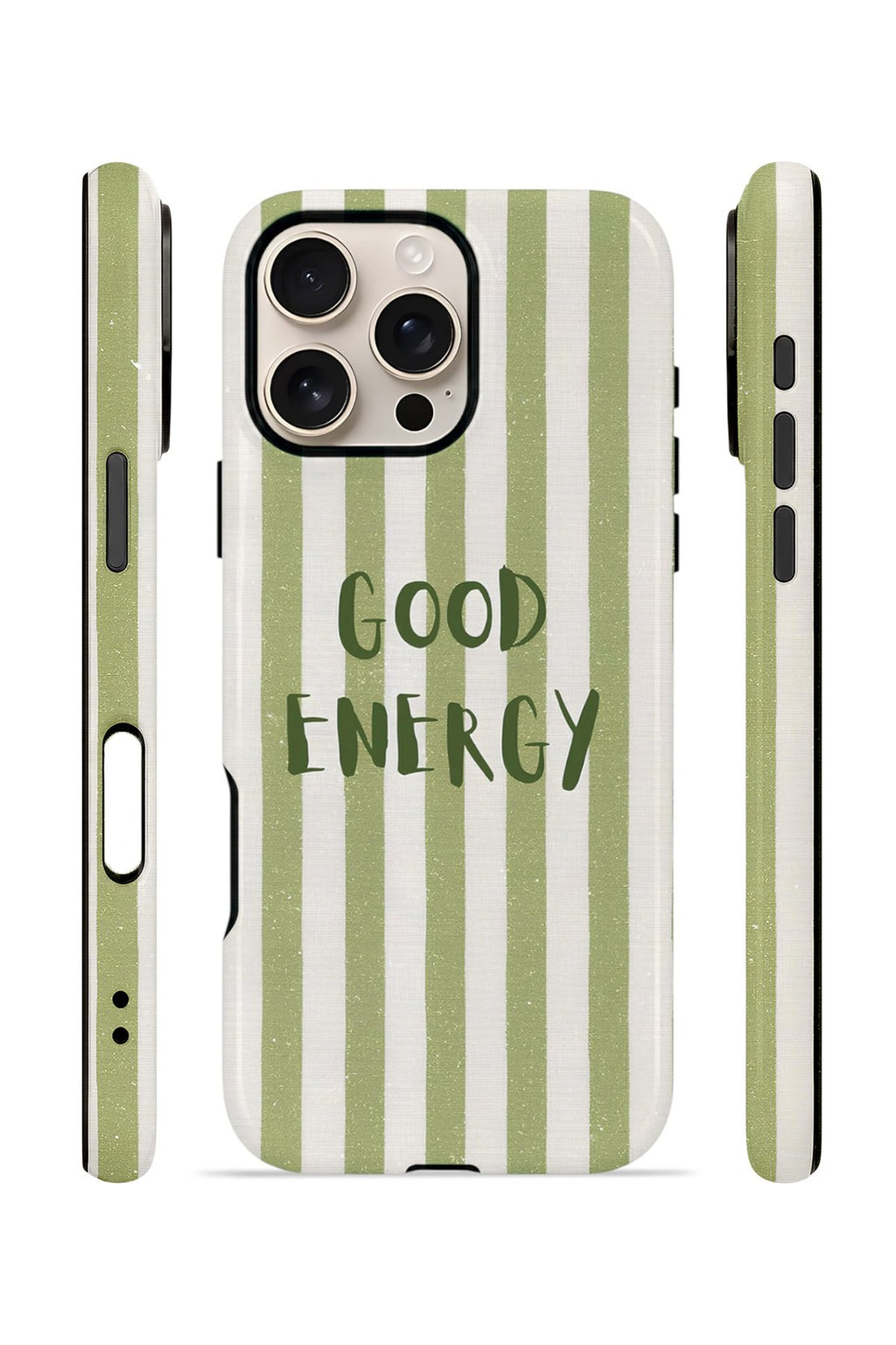 iPhone 16 Pro Max Vorian Çift Katmanlı Kılıf Good Energy Olive