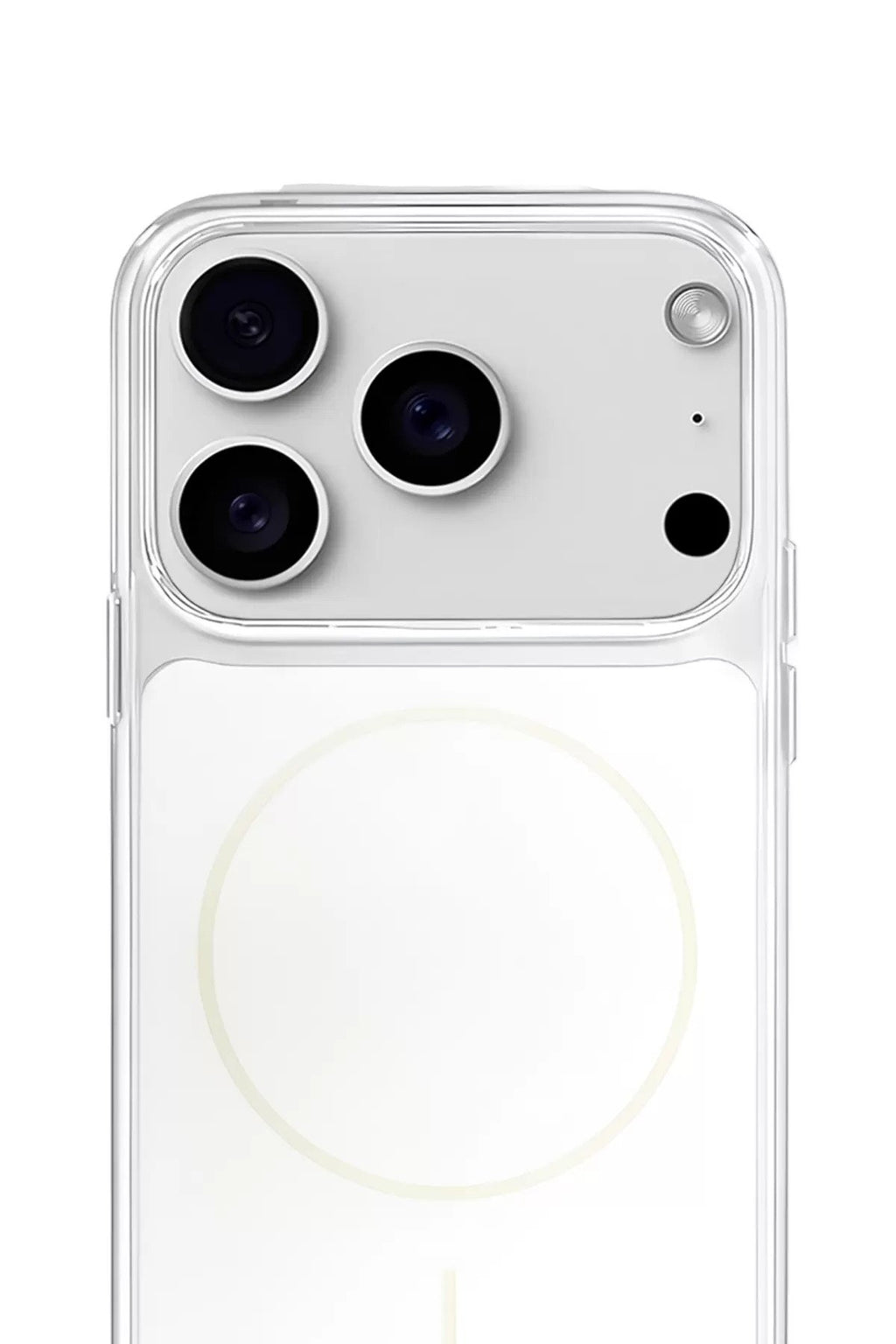 iPhone 17 Pro Max AuraShield MagSafe Kılıf Ice White Edge