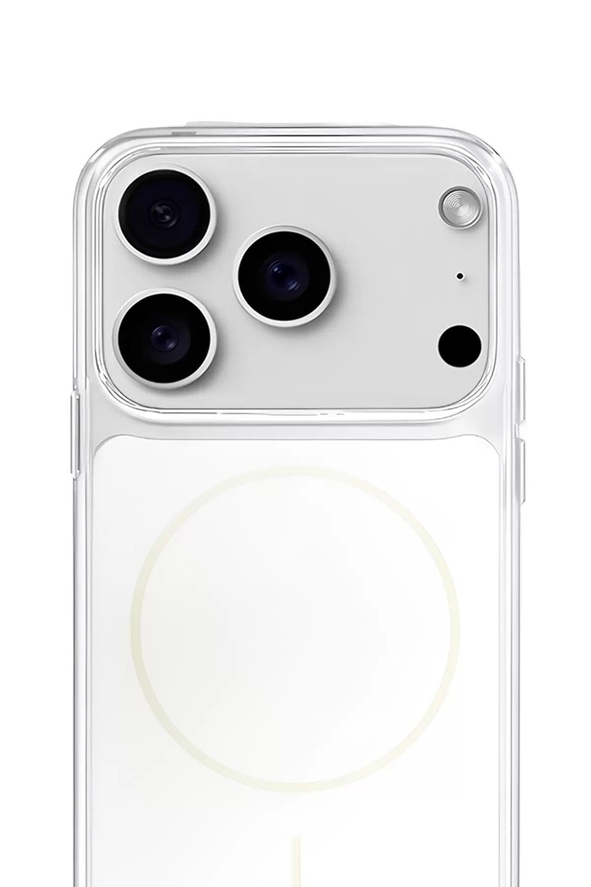 iPhone 17 Pro Max AuraShield MagSafe Kılıf Ice White Edge