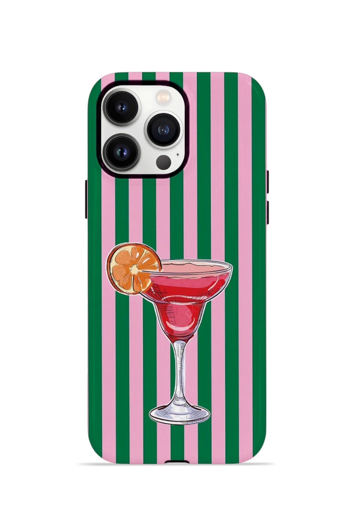 iPhone 14 Pro Vorian Çift Katmanlı MagSafe Kılıf Pink Citrus Cocktail