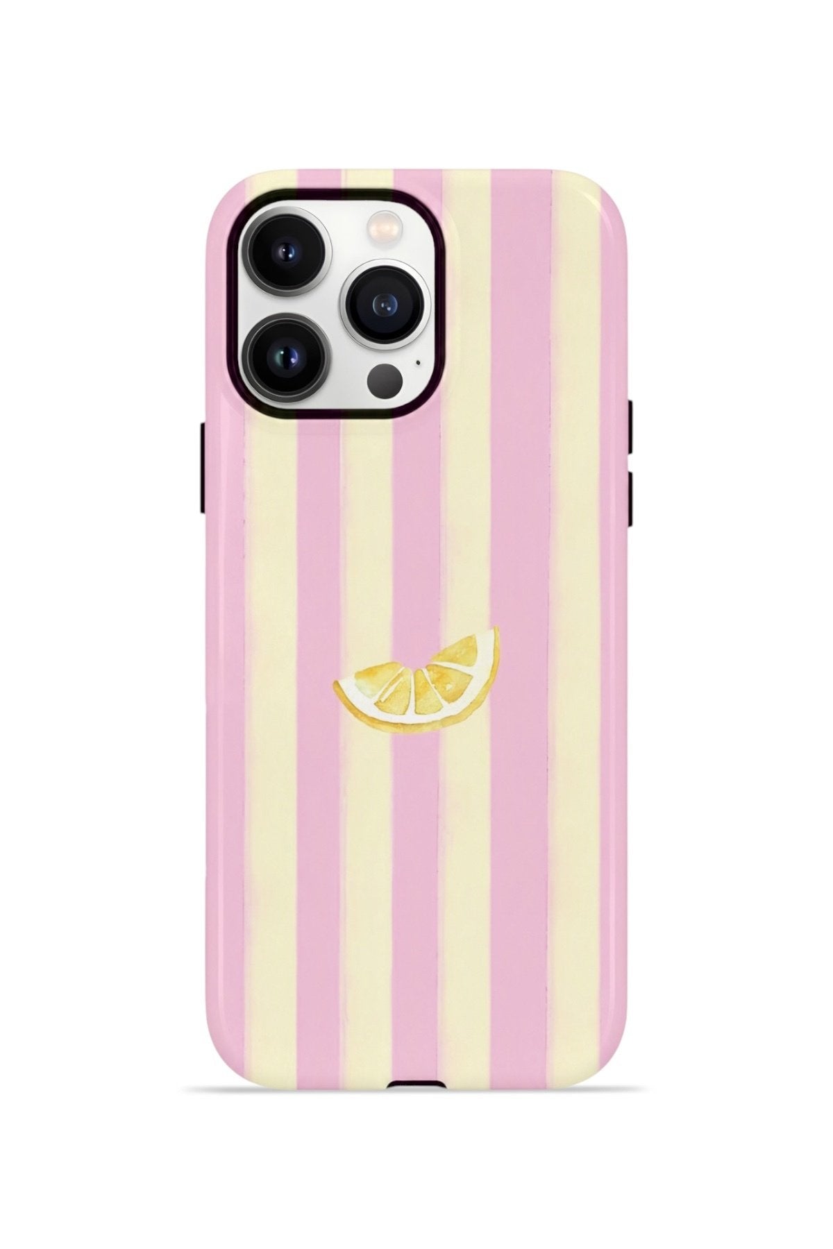 iPhone 13 Pro Max Vorian Çift Katmanlı Kılıf Lemon Charm Pink