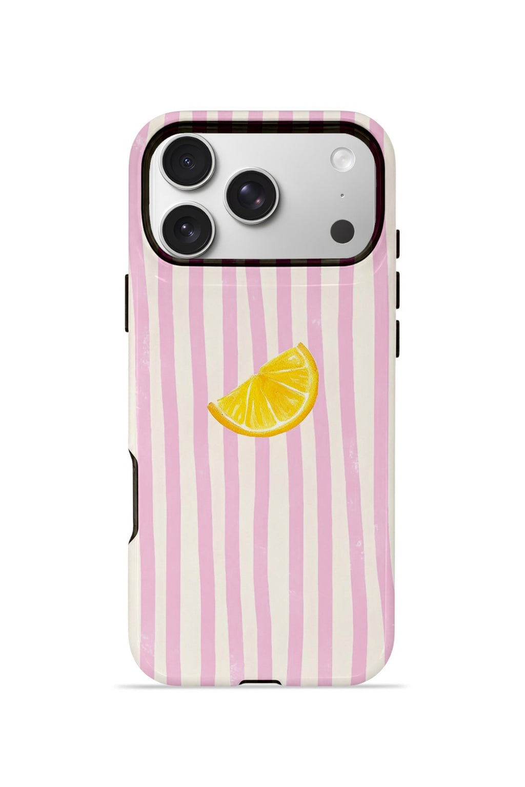 iPhone 17 Pro Max Vorian Çift Katmanlı Kılıf Pink Lemon Drop