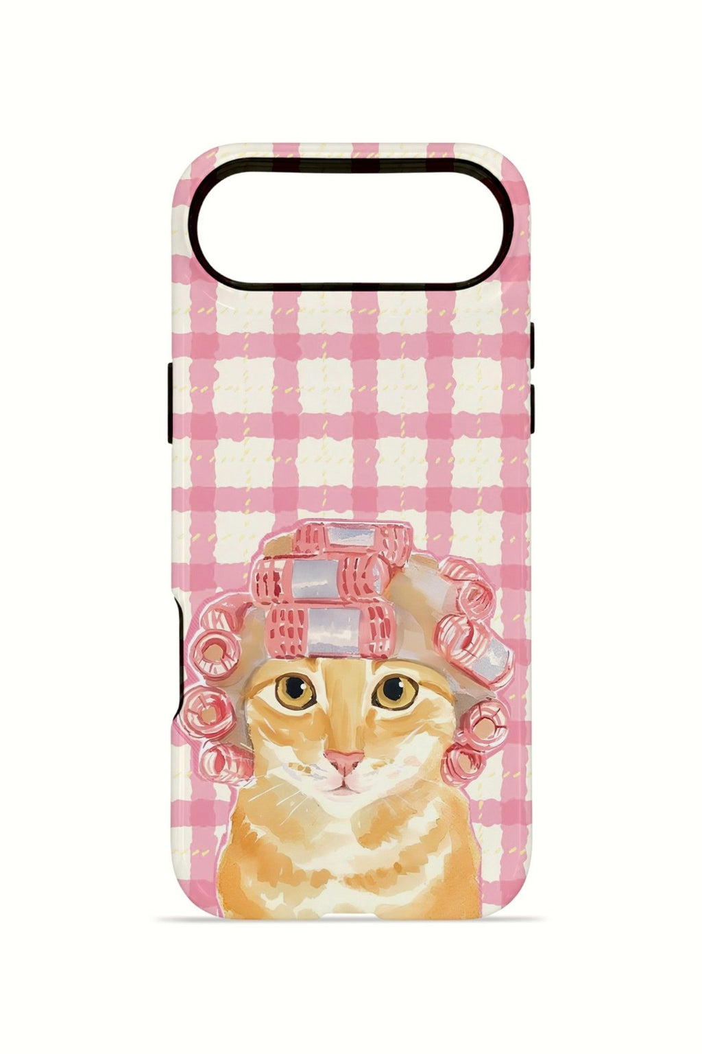 iPhone 17 Air Vorian Çift Katmanlı Kılıf Pink Picnic Cat