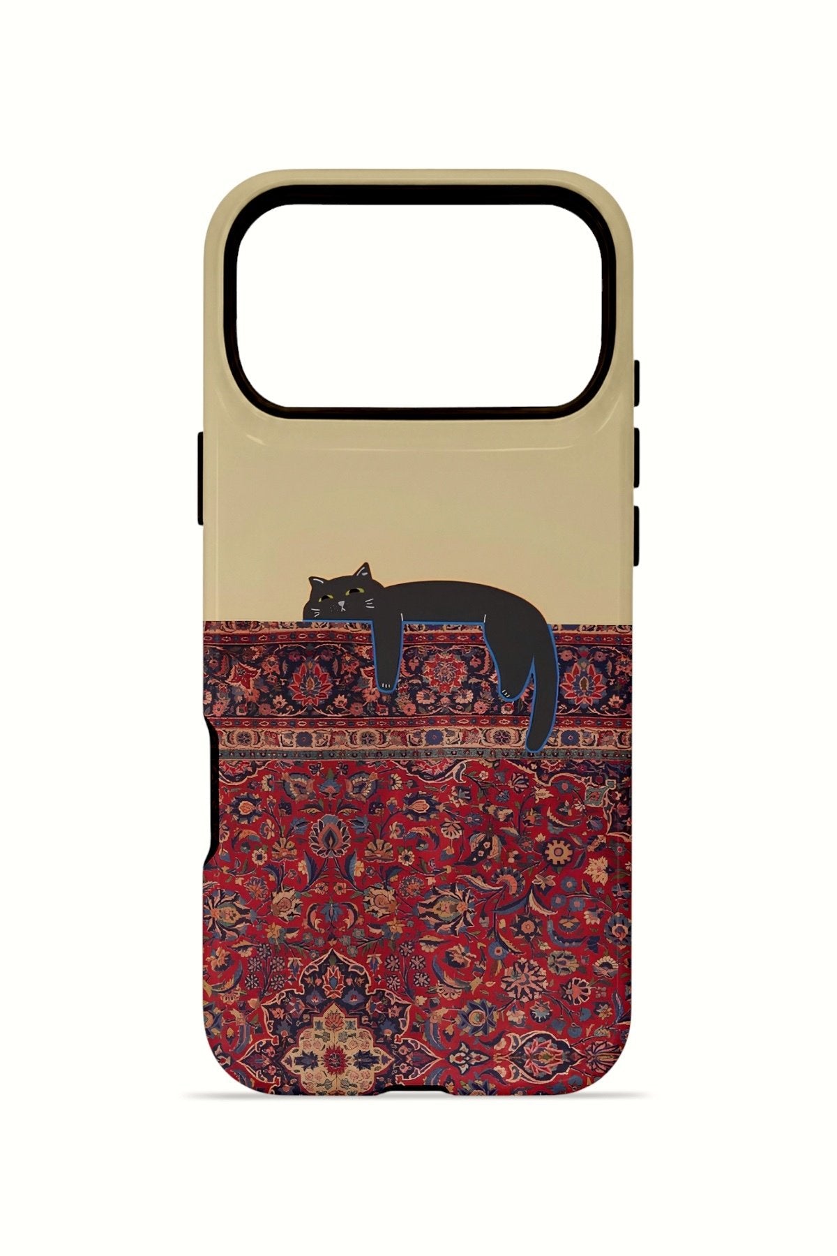 iPhone 17 Pro Max Vorian Çift Katmanlı Kılıf Persian Cat Lounge