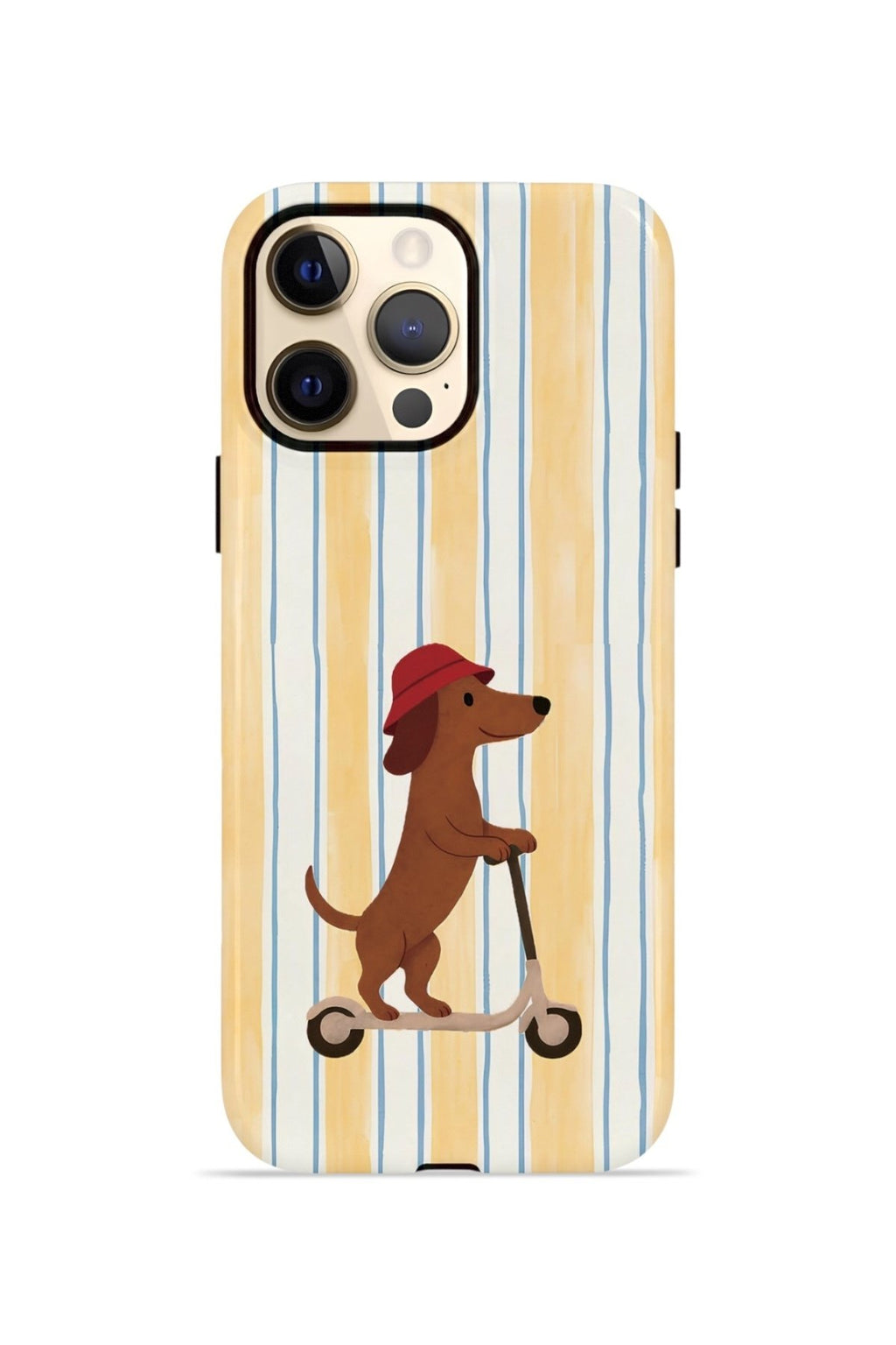 iPhone 12 Pro Max Vorian Çift Katmanlı Kılıf Dachshund Riviera