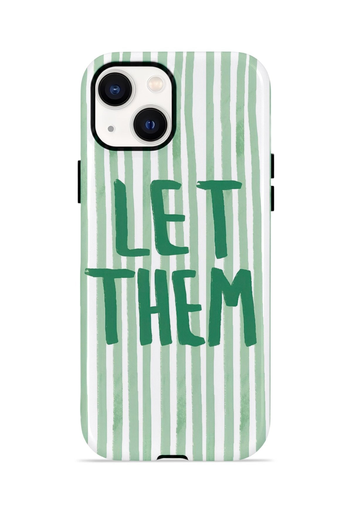 iPhone 15 Vorian Çift Katmanlı Kılıf Let Them Green