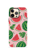 iPhone 12 Pro Max Vorian Çift Katmanlı Kılıf Watermelon Garden Party