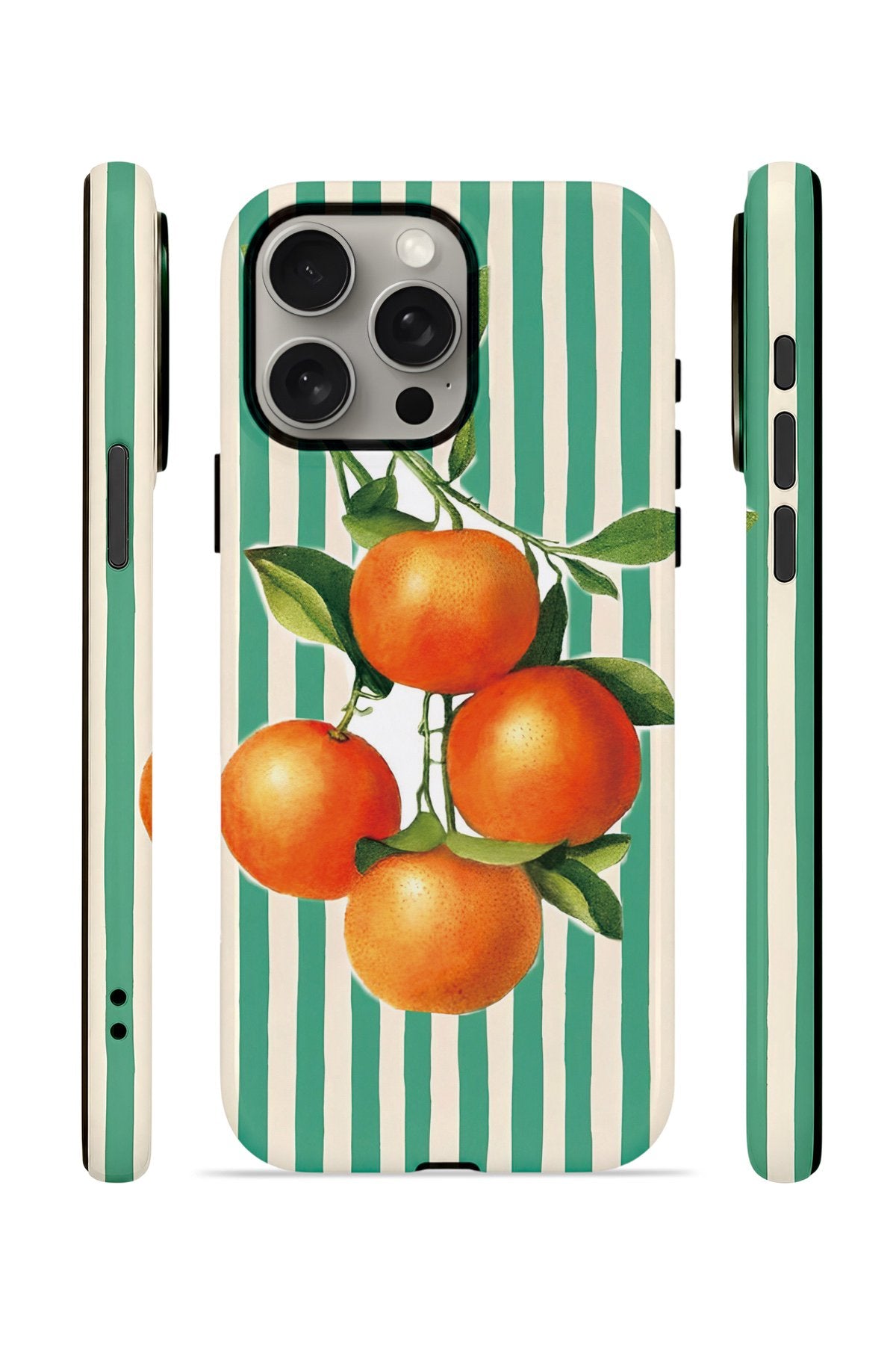 iPhone 15 Pro Vorian Çift Katmanlı Kılıf Italian Orange Orchard