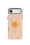 iPhone 17 Air Vorian Çift Katmanlı MagSafe Kılıf Orange Slice Stripe