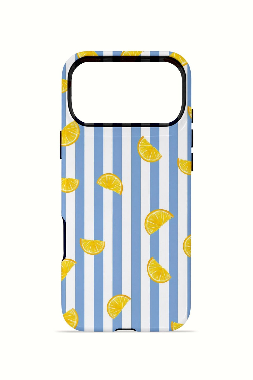 iPhone 17 Pro Max Vorian Çift Katmanlı Kılıf Lemon Confetti Blue